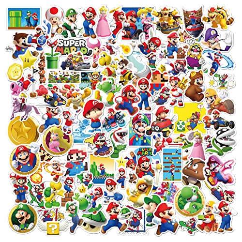 Deen Super Mario Aufkleber Pack 100 Stück, wasserdichte Vinyl Aufkleber Anime Stickers Trendiges Scrapbook Abziehbilder für Teenager Mädchen Laptop Tasche Skateboard Fahrrad Wasserflaschen Telefon Deen Super Mario Aufkleber Pack 100 Stück, wasserdichte Vinyl Aufkleber Anime Stickers Trendiges Scrapbook Abziehbilder für Teenager Mädchen Laptop Tasche Skateboard Fahrrad Wasserflaschen Telefon von Deen