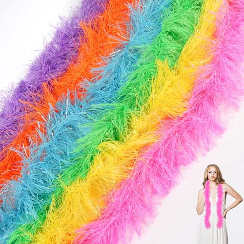 6 bunte Federboas 6 bunte Federboas von Deepton