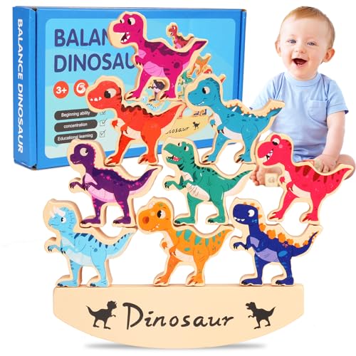 Deepton Dinosaurier Spielzeug ab 4 Jahre, Dino Spielzeug ab 3 Jahre, Montessori Spielzeug ab 4 Jahre, Spielzeug 3 Jahre Weihnachten Geschenk Junge 4 Jahre Geburtstag für ab 3 4 5 6 Jahren Kinder von Deepton