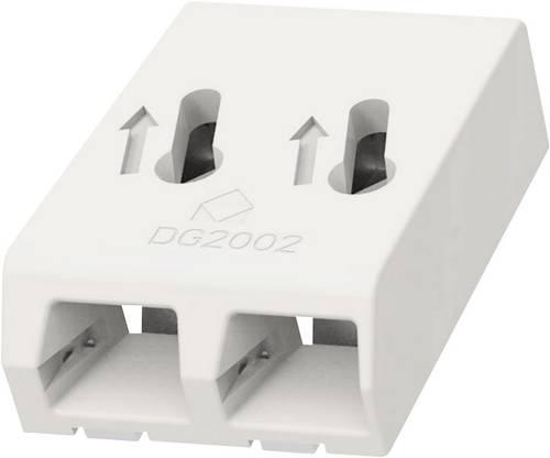 Degson DG2002-4.0-02P-11-00AH-200 SMD-Leiterplattenklemme 0.75mm² Polzahl (num) 2 Weiß 200St. von Degson