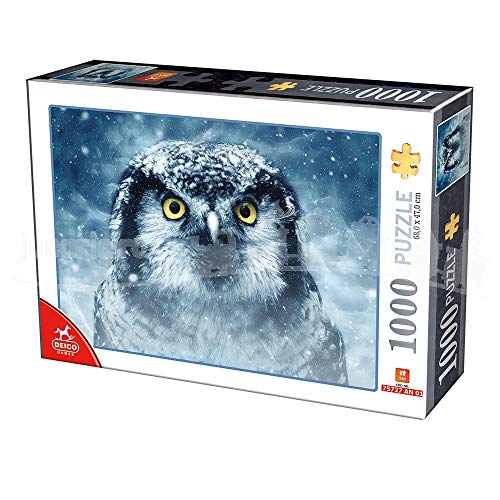 Deico Games Puzzle 5947502875727/AN 01 D-Toys Puzzle 1000 pcs Animals Owl, Multicolor von Deico Games Puzzle