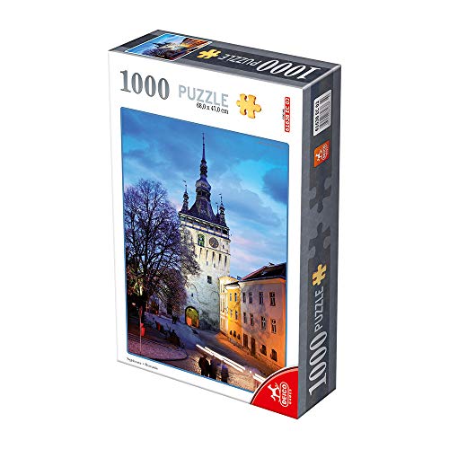Deico Games 5947502876021 Landscape Puzzle 1000 Romania Sighisoara, Multicolor von Deico Games