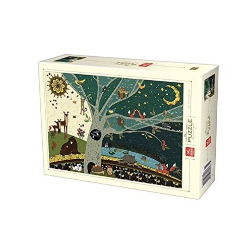 Deico Games 5947502876403 Puzzle 1000 pcs Nature Day and Night, Multicolor von BABALI