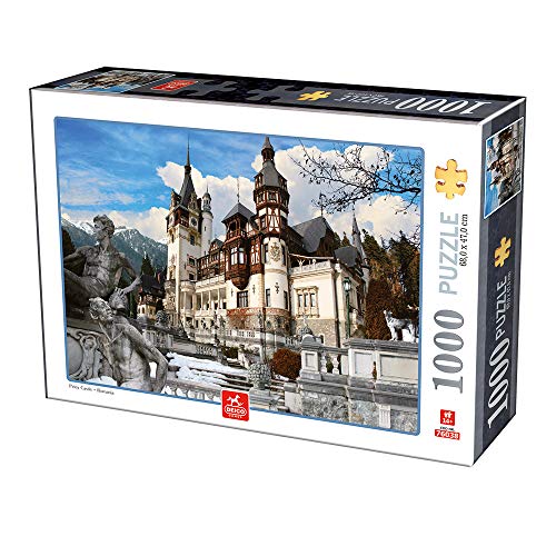 Deico Games 5947502876038 Landscape Puzzle 1000 pcs Romania Peles Castle, Multicolor von Deico Games