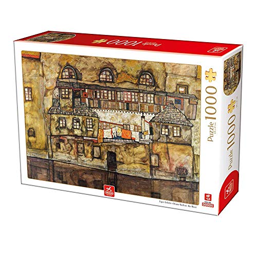 Deico Games 76748 Art Puzzle 1000 pcs Egon Schiele House Wall on The River, Multicolor Deico Games 76748 Art Puzzle 1000 pcs Egon Schiele House Wall on The River, Multicolor von BABALI
