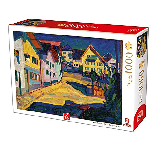 Deico Games 5947502876755 Art Puzzle 1000 pcs Wassily Kandinsky Murnau Burggrabenstrasse, Multicolor von Deico Games