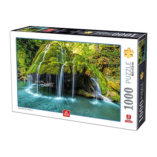 Deico Games 77042 Landscape Puzzle 1000 Pieces Romania Bigar Waterfall, Multicolor von Deico Games