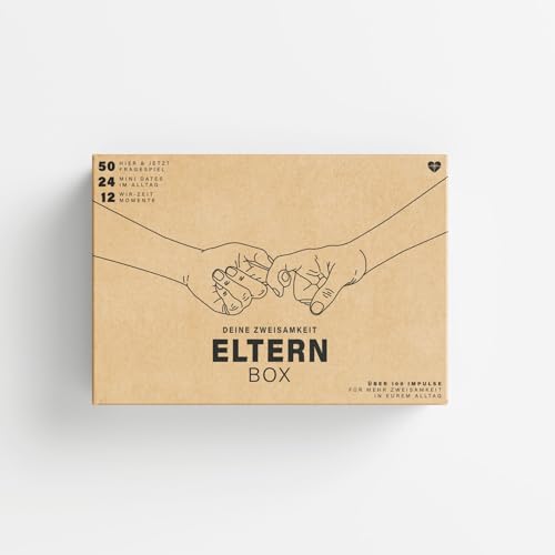 Deine Zweisamkeit | Eltern-Box | 100 Gesprächsimpulse & Mini-Dates für Paare | Mehr Paarzeit im Alltag & Date-Nights | Erlebnisbox Hochzeit, Geburtstag | Made in Germany von Deine Zweisamkeit