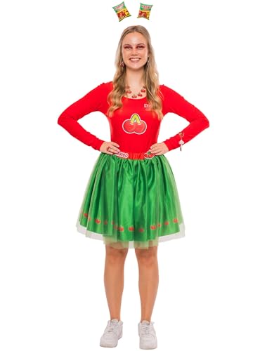 Body HARIBO Happy Cherries Damen rot 2XL/3XL von Deiters