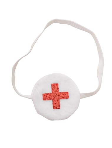 Deiters Augenklappe Krankenschwester mit rot glitzerndem Kreuz von Deiters