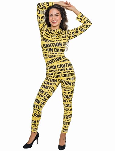 Deiters Catsuit Caution Damen schwarz/gelb M Deiters Catsuit Caution Damen schwarz/gelb M von Deiters