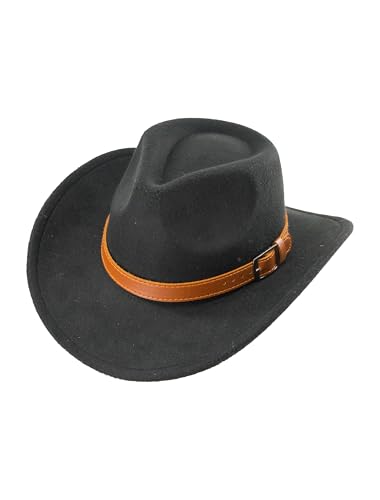 Deiters Cowboyhut mit Band schwarz/braun one size von Deiters
