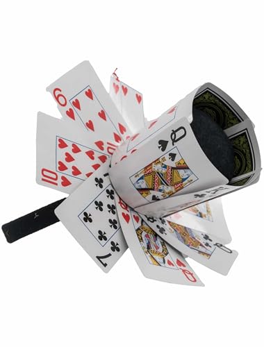 Deiters Haarreifen Mini mit Poker Hut Damen schwarz/weiß/rot von Deiters