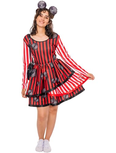 Deiters Kleid HARIBO Lakritz Schnecken Damen schwarz/weiß/rot M Deiters Kleid HARIBO Lakritz Schnecken Damen schwarz/weiß/rot M von Deiters