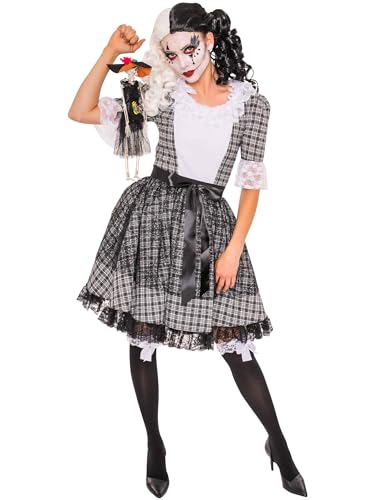 Deiters Kleid Horrorpuppe schwarz/weiß M Deiters Kleid Horrorpuppe schwarz/weiß M von Deiters