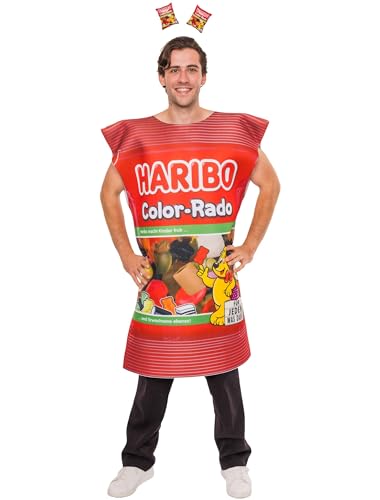 Deiters Kostüm HARIBO Color-Rado Erwachsene bunt one size von Deiters