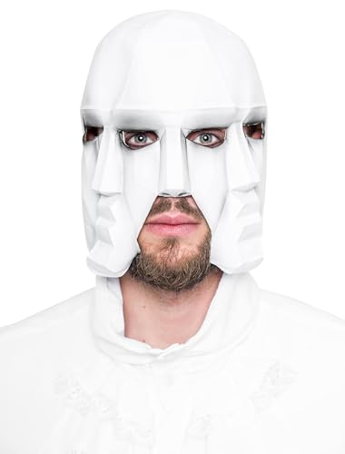 Deiters Latexmaske weiß 3 Gesichter von Deiters