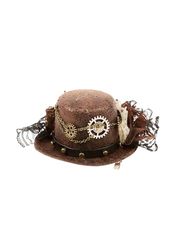 Deiters Mini Hut Steampunk mit Haarklammern braun Deiters Mini Hut Steampunk mit Haarklammern braun von Deiters