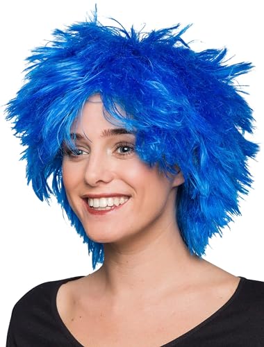 Deiters Perücke Clown blau one Size von Deiters