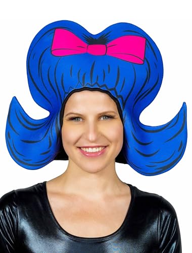 Deiters Perücke Comic Girl Schaumstoff blau von Deiters