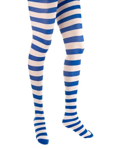 Deiters Strumpfhose 60den Damen blau/weiß S/M von Deiters