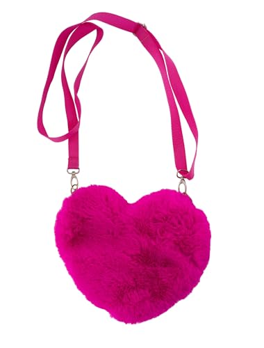 Deiters Tasche Herz Plüsch pink von Deiters