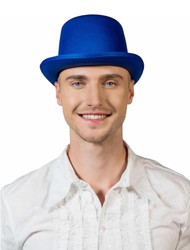 Deiters Zylinder Satin Unifarben Herren blau 61 von Deiters