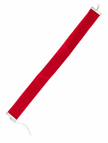 Halskette Choker Samt Damen rot von Deiters
