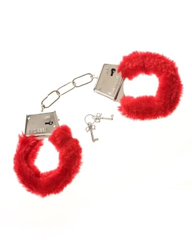 Handschellen Plüsch rot Handschellen Plüsch rot von Deiters