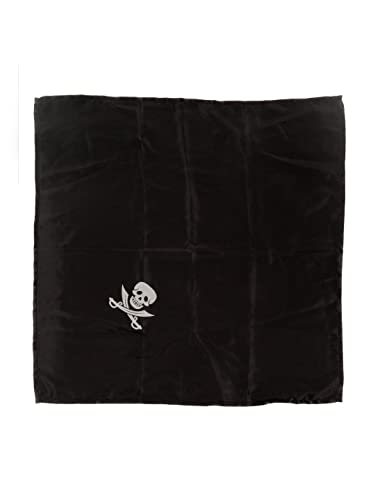 Kopftuch Pirat Satin schwarz von Deiters