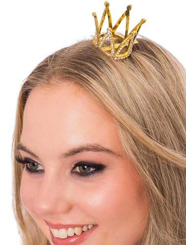 Mini Krone mit Kristall Damen Gold/Silber Mini Krone mit Kristall Damen Gold/Silber von Deiters