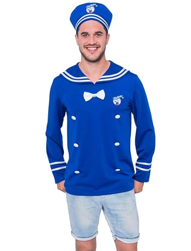 Oberteil Ahoj-Brause Herren blau XL von Deiters