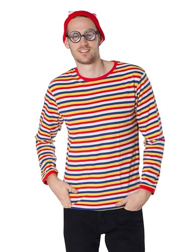 Ringelpulli Langarm Unisex rot/weiß/blau/gelb 2XL Ringelpulli Langarm Unisex rot/weiß/blau/gelb 2XL von Deiters