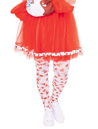 Strumpfhose Kinder Schoko-Bons Damen rot/weiß L/XL von Deiters