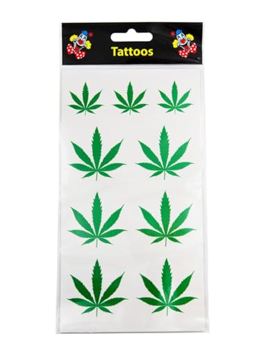 Tattoo Cannabis grün von Deiters