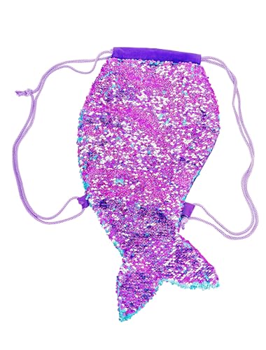 Turnbeutel Flosse mit Pailletten blau/lila Turnbeutel Flosse mit Pailletten blau/lila von Deiters