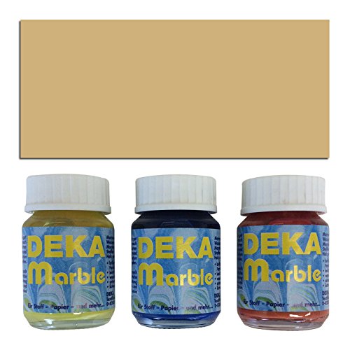 NEU DEKA-Marble, 25 ml Glas, Sand von Deka Textil-Farben GmbH