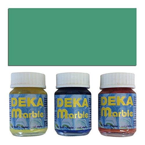 NEU DEKA-Marble, 25 ml Glas, Türkis von Deka Textil-Farben GmbH