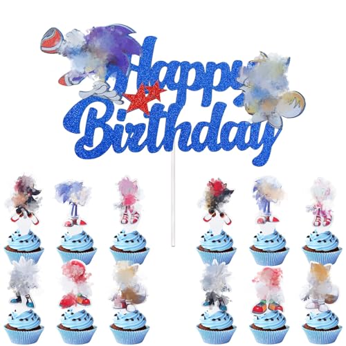 25 Stück Tortendeko Geburtstag, Themed Happy Birthday Tortendeko Mädchen Junge, Papier Cake Topper Geburtstag, Niedlich Kuchen Deko für Geburtstags Dekoration, Kuchenaufstecker fur Kinder 25 Stück Tortendeko Geburtstag, Themed Happy Birthday Tortendeko Mädchen Junge, Papier Cake Topper Geburtstag, Niedlich Kuchen Deko für Geburtstags Dekoration, Kuchenaufstecker fur Kinder von Dekewe
