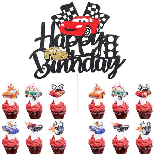 25 Stück Tortendeko Geburtstag, Themed Happy Birthday Tortendeko Mädchen Junge, Papier Cake Topper Geburtstag, Niedlich Kuchen Deko für Geburtstags Dekoration, Kuchenaufstecker fur Kinder 25 Stück Tortendeko Geburtstag, Themed Happy Birthday Tortendeko Mädchen Junge, Papier Cake Topper Geburtstag, Niedlich Kuchen Deko für Geburtstags Dekoration, Kuchenaufstecker fur Kinder von Dekewe