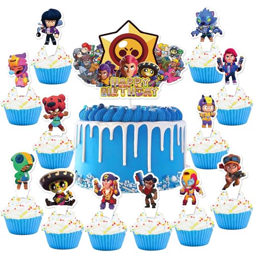 25 Stück Tortendeko Geburtstag, Themed Happy Birthday Tortendeko Mädchen Junge, Papier Cake Topper Geburtstag, Niedlich Kuchen Deko für Geburtstags Dekoration, Kuchenaufstecker fur Kinder 25 Stück Tortendeko Geburtstag, Themed Happy Birthday Tortendeko Mädchen Junge, Papier Cake Topper Geburtstag, Niedlich Kuchen Deko für Geburtstags Dekoration, Kuchenaufstecker fur Kinder von Dekewe