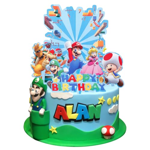 7 Stück Tortendeko Geburtstag, Themed Happy Birthday Tortendeko Mädchen Junge, Papier Cake Topper Geburtstag, Niedlich Kuchen Deko für Geburtstags Dekoration, Kuchenaufstecker fur Kinder 7 Stück Tortendeko Geburtstag, Themed Happy Birthday Tortendeko Mädchen Junge, Papier Cake Topper Geburtstag, Niedlich Kuchen Deko für Geburtstags Dekoration, Kuchenaufstecker fur Kinder von Dekewe