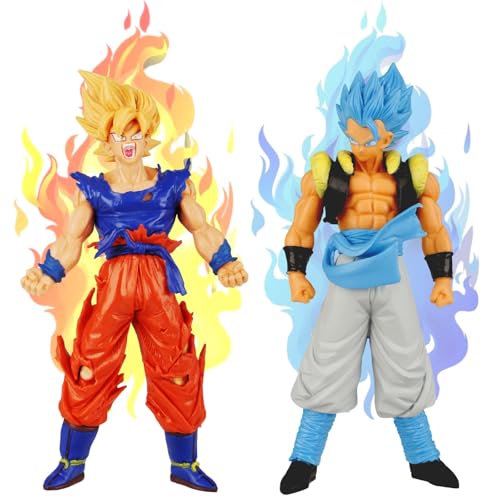 2 Stück Goku Figur - Dragon Ball Super Actionfiguren, 17 cm, Mehrfarbig, perfekt für Kinder Geburtstag Geschenk, Desktop Dekoration 2 Stück Goku Figur - Dragon Ball Super Actionfiguren, 17 cm, Mehrfarbig, perfekt für Kinder Geburtstag Geschenk, Desktop Dekoration von Dekewe
