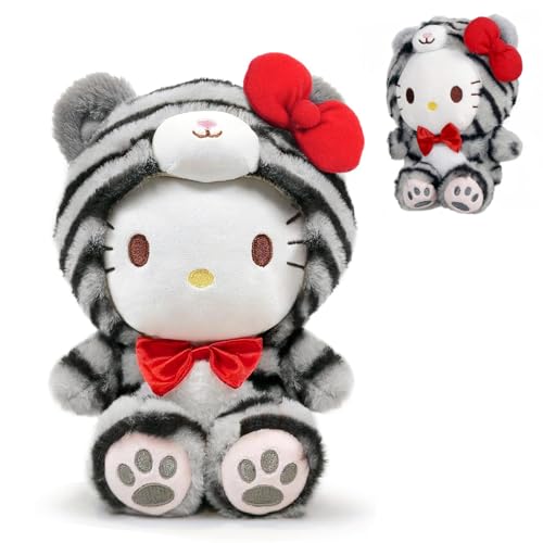 Kit-ty Plüsch Kuscheltier Cartoon Puppe Spielzeug Kinder Plüschtiere Soft Stuffed Animal Doll, Mini Kinder Figur Plüschtiere, Plüsch Puppe Spielzeug, Gestopft Tierspielzeug Für Jungen Mädchen von Dekewe