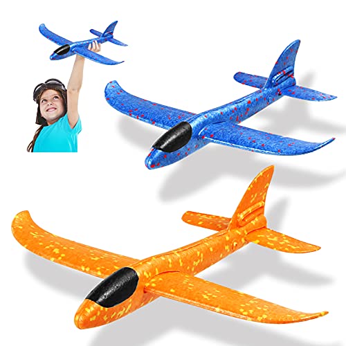 Segelflugzeug, 36CM Outdoor Sport Wurf Spielzeug, Flugspielzeug für Kinder, Schaum Flugzeug,Geburtstagsgeschenk Spielzeug für Kinder im Alter von 3-12Jahren Outdoor Sportspielzeug Partygeschenke Segelflugzeug, 36CM Outdoor Sport Wurf Spielzeug, Flugspielzeug für Kinder, Schaum Flugzeug,Geburtstagsgeschenk Spielzeug für Kinder im Alter von 3-12Jahren Outdoor Sportspielzeug Partygeschenke von Dekewe