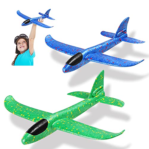 Segelflugzeug, 36CM Outdoor Sport Wurf Spielzeug, Flugspielzeug für Kinder, Schaum Flugzeug,Geburtstagsgeschenk Spielzeug für Kinder im Alter von 3-12Jahren Outdoor Sportspielzeug Partygeschenke Segelflugzeug, 36CM Outdoor Sport Wurf Spielzeug, Flugspielzeug für Kinder, Schaum Flugzeug,Geburtstagsgeschenk Spielzeug für Kinder im Alter von 3-12Jahren Outdoor Sportspielzeug Partygeschenke von Dekewe