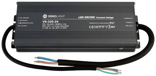 Deko Light IP, CV, V LED-Trafo Konstantspannung 0mA - 13.34A 24 V/DC 1St. von Deko Light