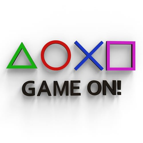 DekoArte - Wandtattoo gaming deko GAME OVER 130x55cm - Originale und stilvolle 3D Gaming Deko DekoArte - Wandtattoo gaming deko GAME OVER 130x55cm - Originale und stilvolle 3D Gaming Deko von DekoArte