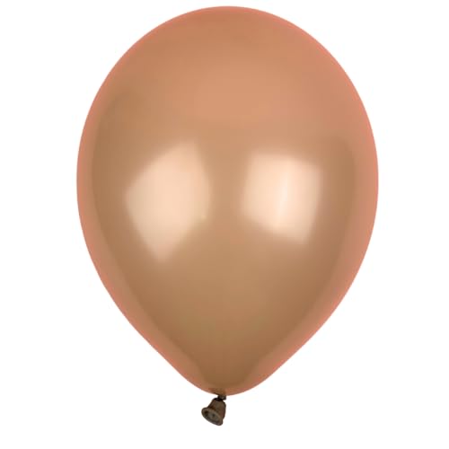 100 Stück Latex Luftballons, Größe 25cm, Pastel Almond von DekoHaus