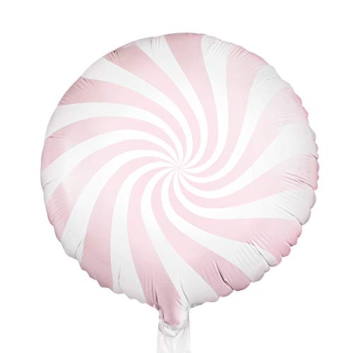 Folienballon Bonbon, Größe 45 cm, mit selbstschließendes Ventil (Rosa) von DekoHaus